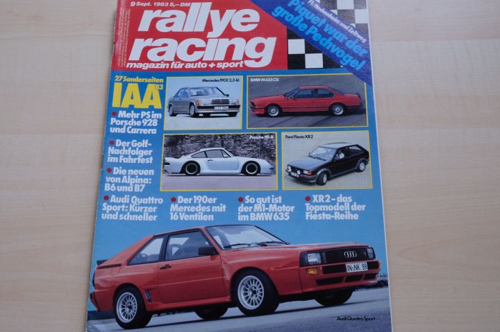 Rallye Racing 09/1983